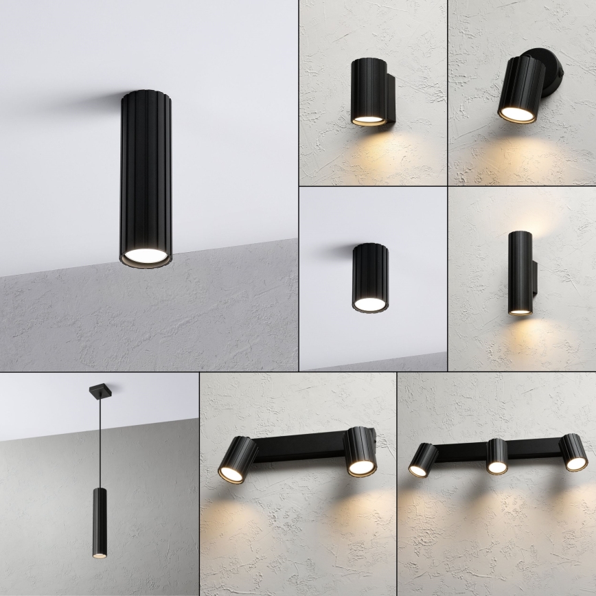 Brilagi - spotarmatur CRISPINA 1xGU10/10W/230V 20 cm sort