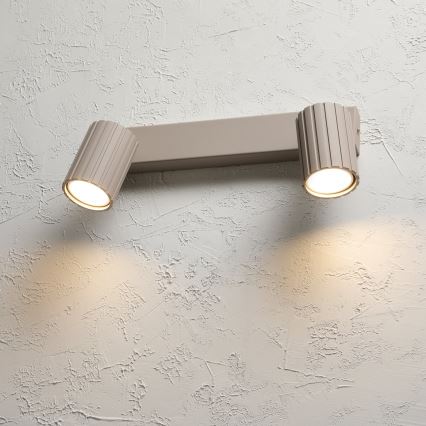 Brilagi - Spotarmatur CRISPINA 2xGU10/10W/230V beige