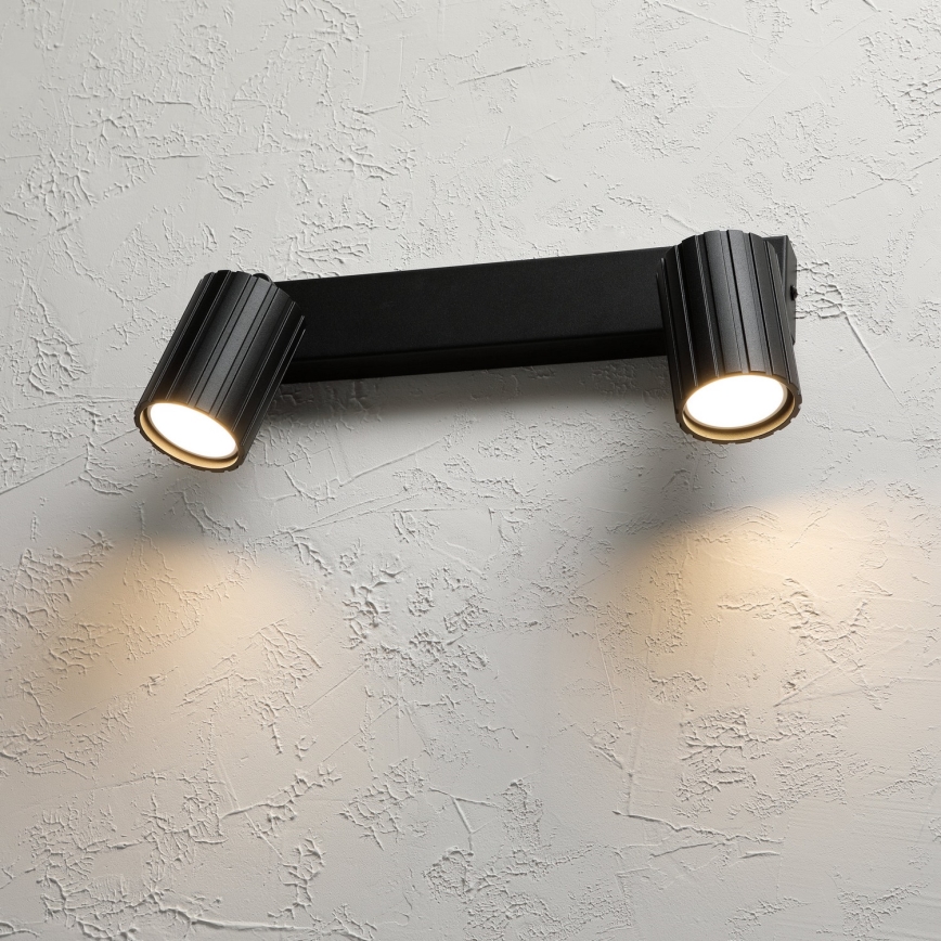 Brilagi - Spotarmatur CRISPINA 2xGU10/10W/230V sort