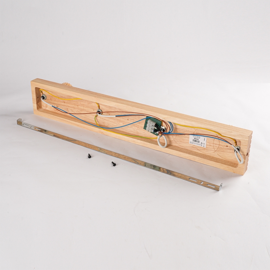 Brilagi - Spotarmatur HYGGE 4xE14/15W/230V træ/røget