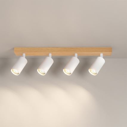 Brilagi - Spotarmatur SELE 4xGU10/30W/230V hvid/egdekoration