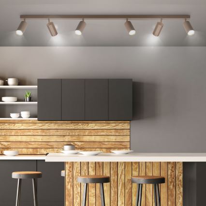 Brilagi - Spotarmatur SELE 6xGU10/30W/230V beige