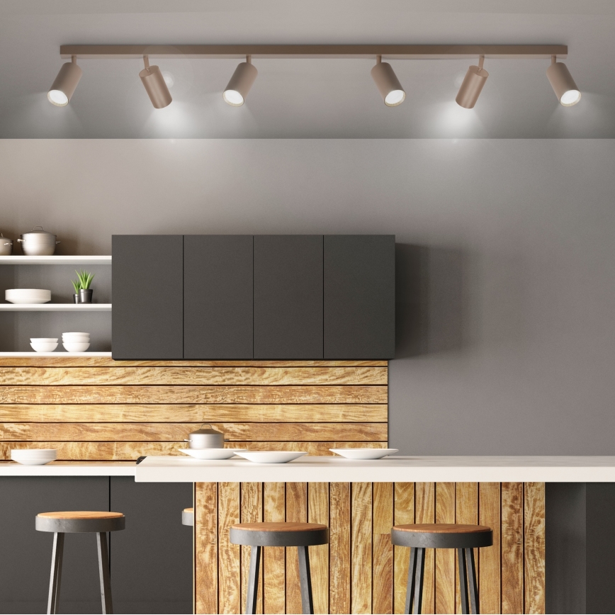 Brilagi - Spotarmatur SELE 6xGU10/30W/230V beige