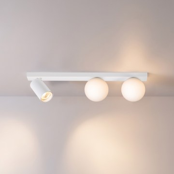 Brilagi - Spotarmatur SELE BALL 1xGU10/30W/230V + 2xG9/10W hvid