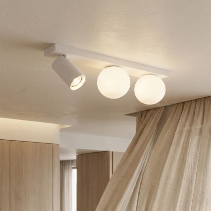 Brilagi - Spotarmatur SELE BALL 1xGU10/30W/230V + 2xG9/10W hvid
