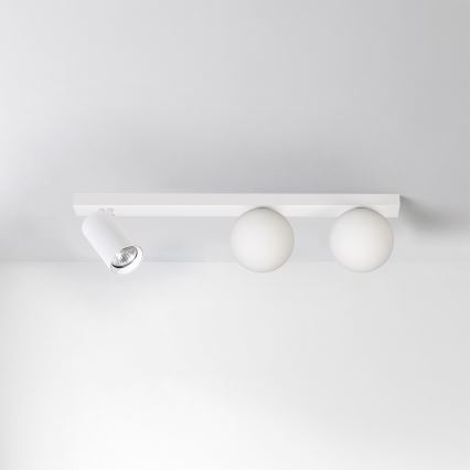 Brilagi - Spotarmatur SELE BALL 1xGU10/30W/230V + 2xG9/10W hvid