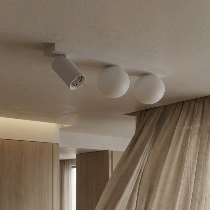Brilagi - Spotarmatur SELE BALL 1xGU10/30W/230V + 2xG9/10W hvid