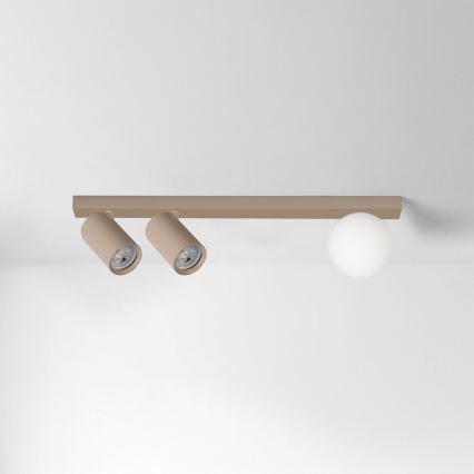 Brilagi - spotarmatur SELE BALL 2xGU10/30W/230V + 1xG9/10W beige