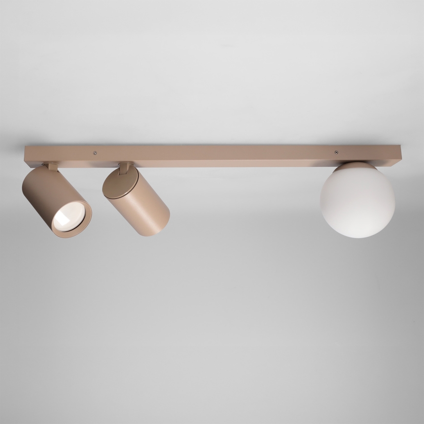 Brilagi - spotarmatur SELE BALL 2xGU10/30W/230V + 1xG9/10W beige