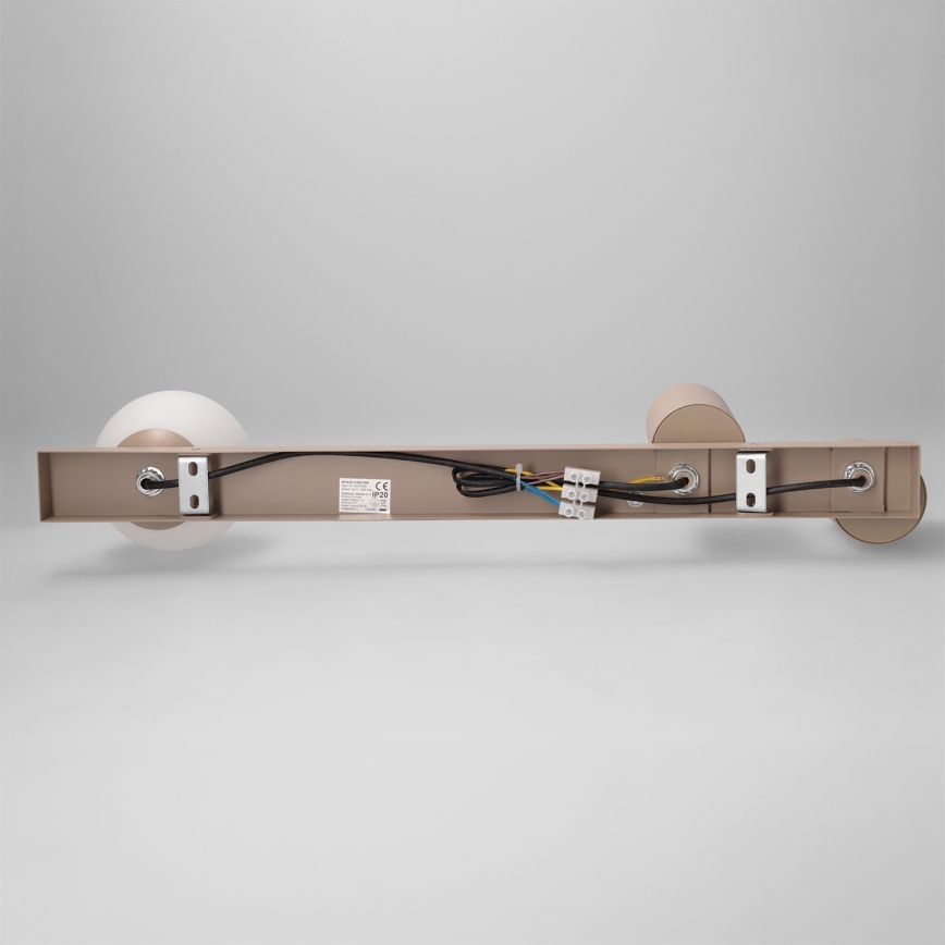 Brilagi - spotarmatur SELE BALL 2xGU10/30W/230V + 1xG9/10W beige