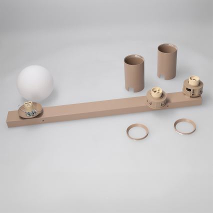 Brilagi - spotarmatur SELE BALL 2xGU10/30W/230V + 1xG9/10W beige