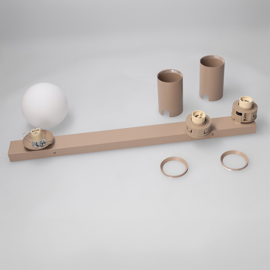 Brilagi - spotarmatur SELE BALL 2xGU10/30W/230V + 1xG9/10W beige