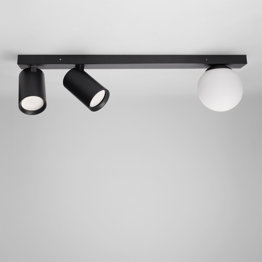 Brilagi - Spotarmatur SELE BALL 2xGU10/30W/230V + 1xG9/10W sort
