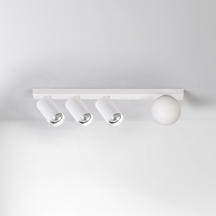 Brilagi - Spotarmatur SELE BALL 3xGU10/30W/230V + 1xG9/10W hvid
