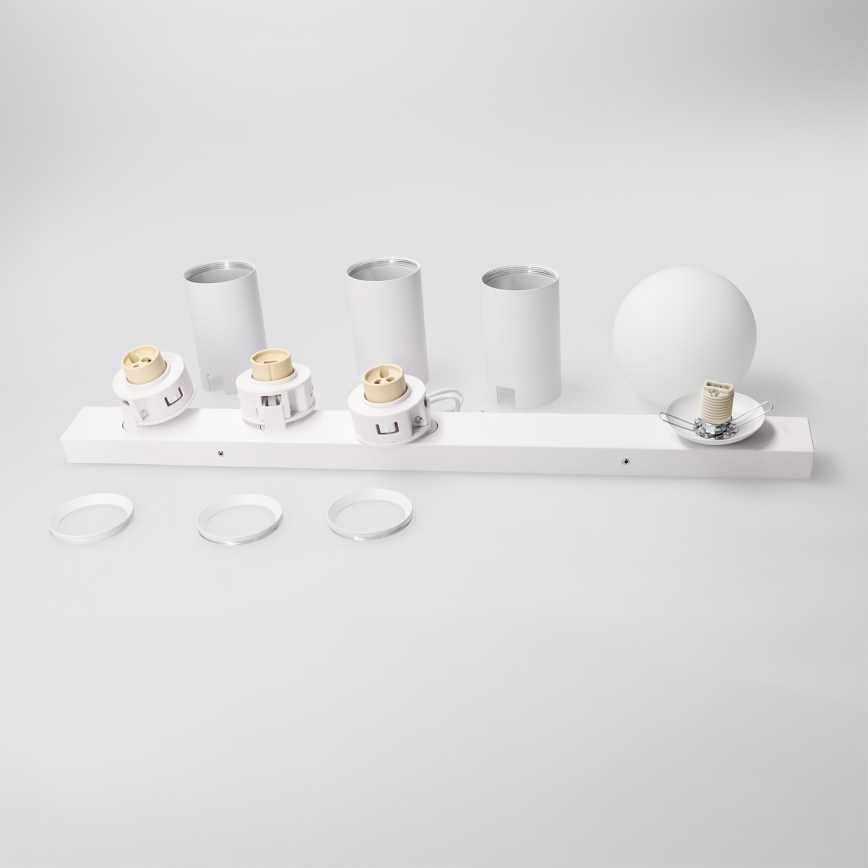 Brilagi - Spotarmatur SELE BALL 3xGU10/30W/230V + 1xG9/10W hvid