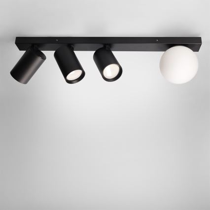 Brilagi - Spotarmatur SELE BALL 3xGU10/30W/230V + 1xG9/10W sort