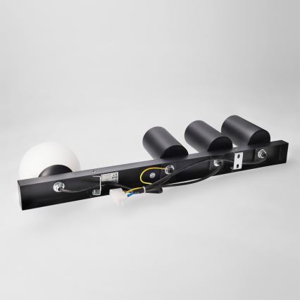 Brilagi - Spotarmatur SELE BALL 3xGU10/30W/230V + 1xG9/10W sort
