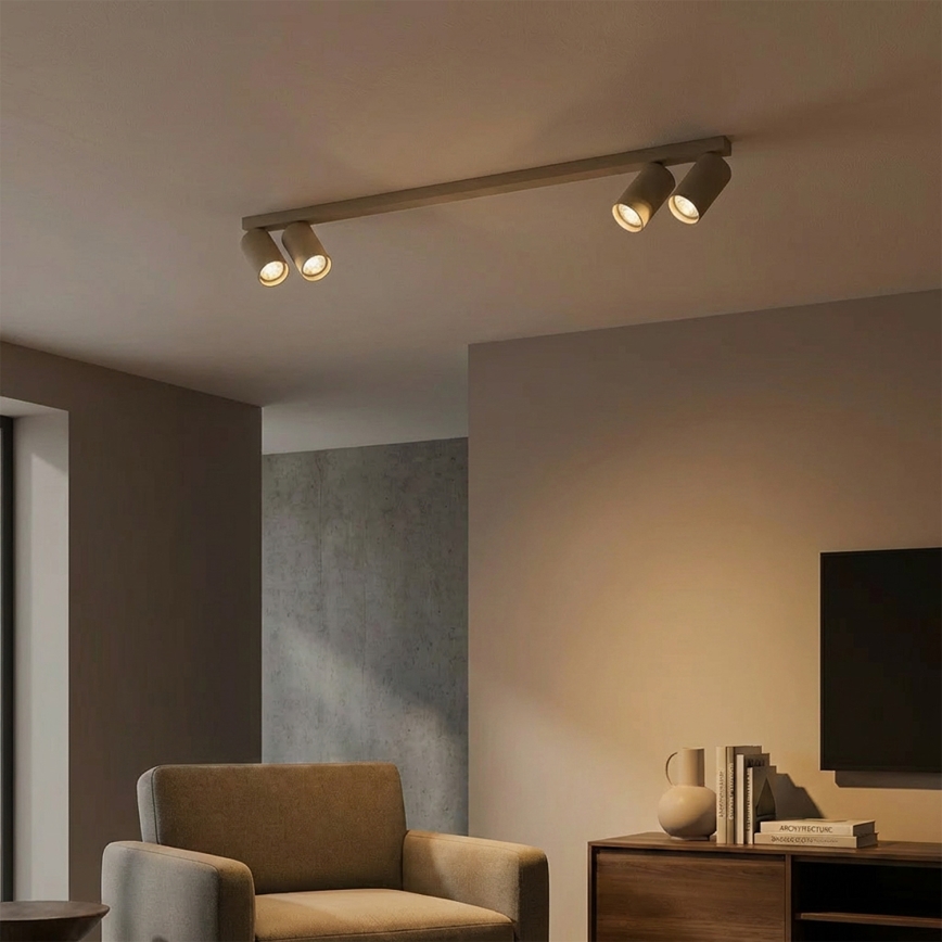Brilagi - Spotarmatur SELE LONG 4xGU10/30W/230V beige