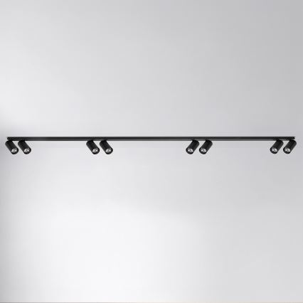 Brilagi - Spotarmatur SELE LONG 8xGU10/30W/230V sort