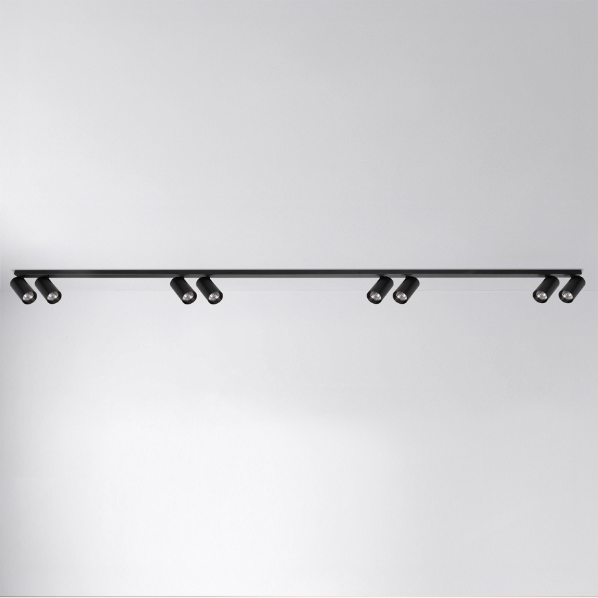 Brilagi - Spotarmatur SELE LONG 8xGU10/30W/230V sort