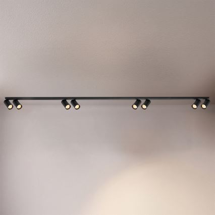 Brilagi - Spotarmatur SELE LONG 8xGU10/30W/230V sort