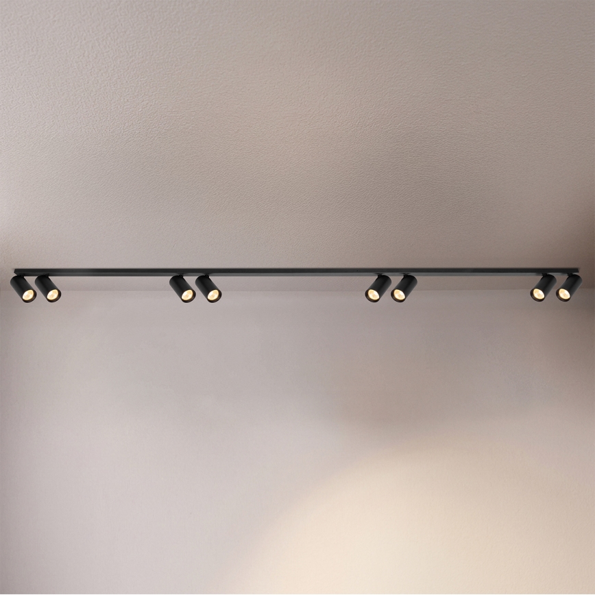 Brilagi - Spotarmatur SELE LONG 8xGU10/30W/230V sort
