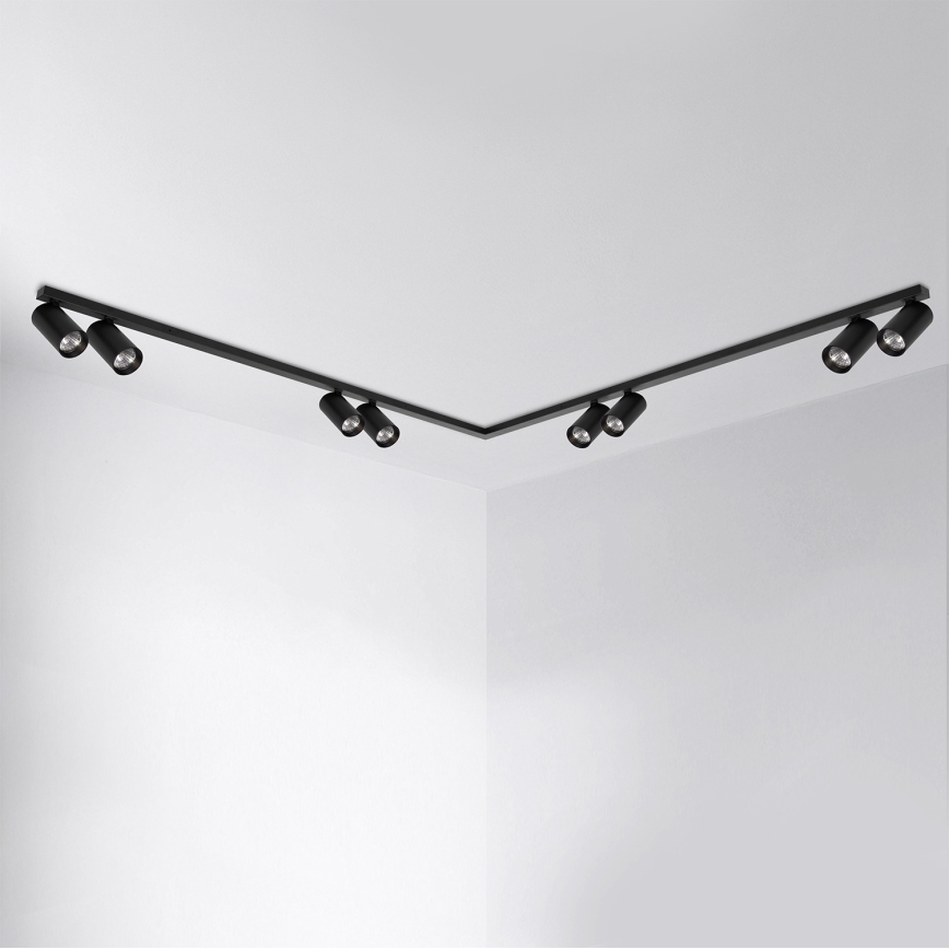 Brilagi - Spotarmatur SELE LONG 8xGU10/30W/230V sort