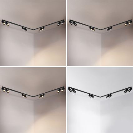 Brilagi - Spotarmatur SELE LONG 8xGU10/30W/230V sort