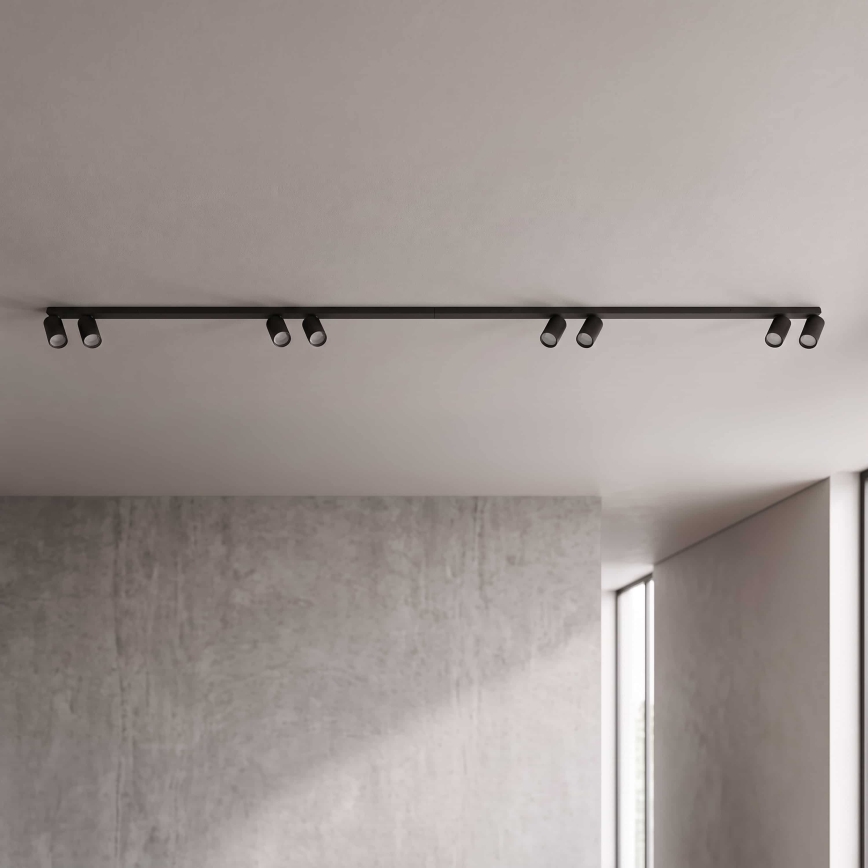 BRILAGI - Spotarmatur SELE LONG 8xGU10/30W/230V sort