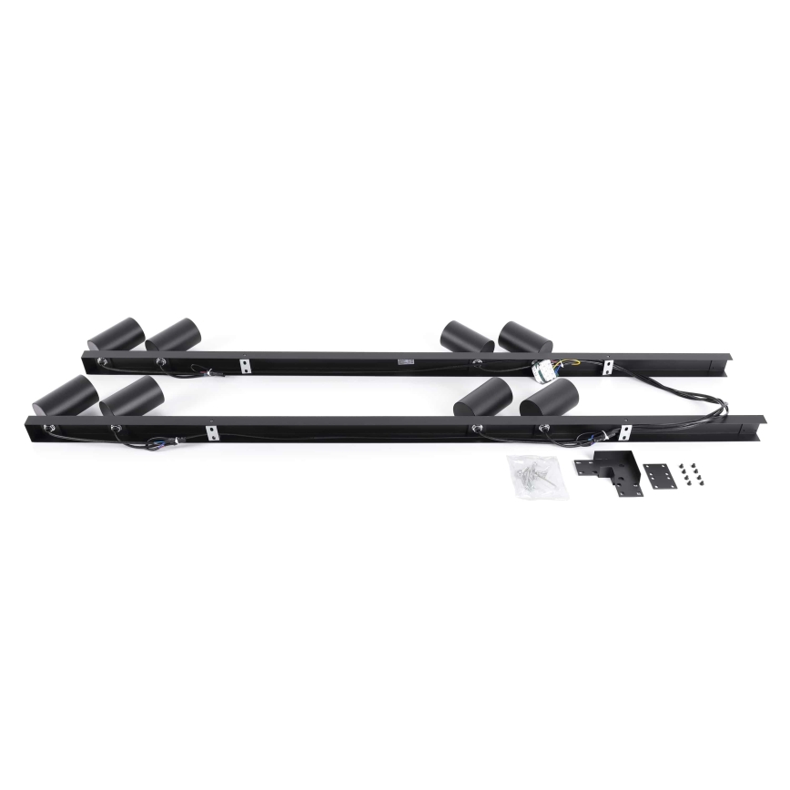 BRILAGI - Spotarmatur SELE LONG 8xGU10/30W/230V sort