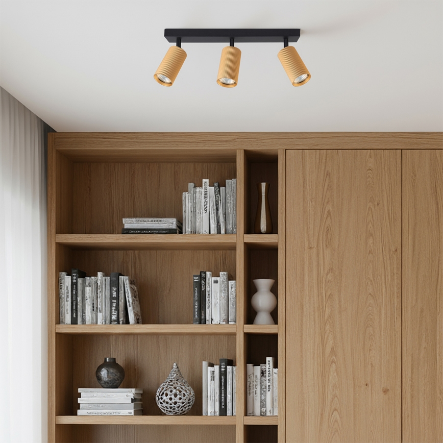 Brilagi - spotarmatur SELE MODERN 3xGU10/30W/230V guld