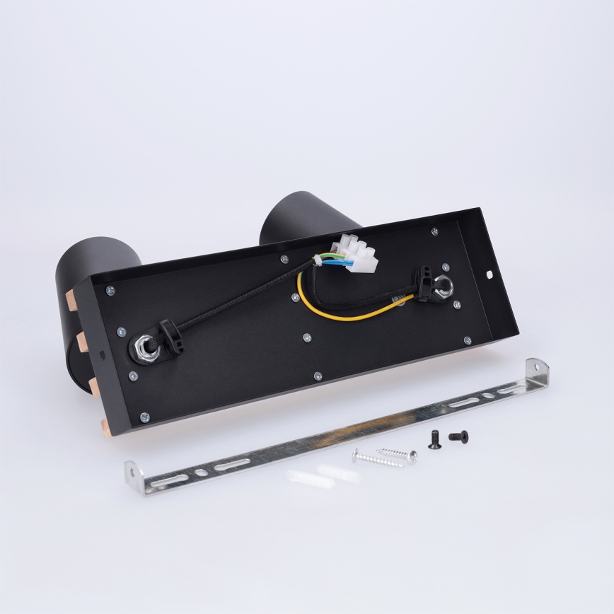 Brilagi - Spotarmatur SELE WOOD ACOUSTIC 2xGU10/30W/230V sort/træ
