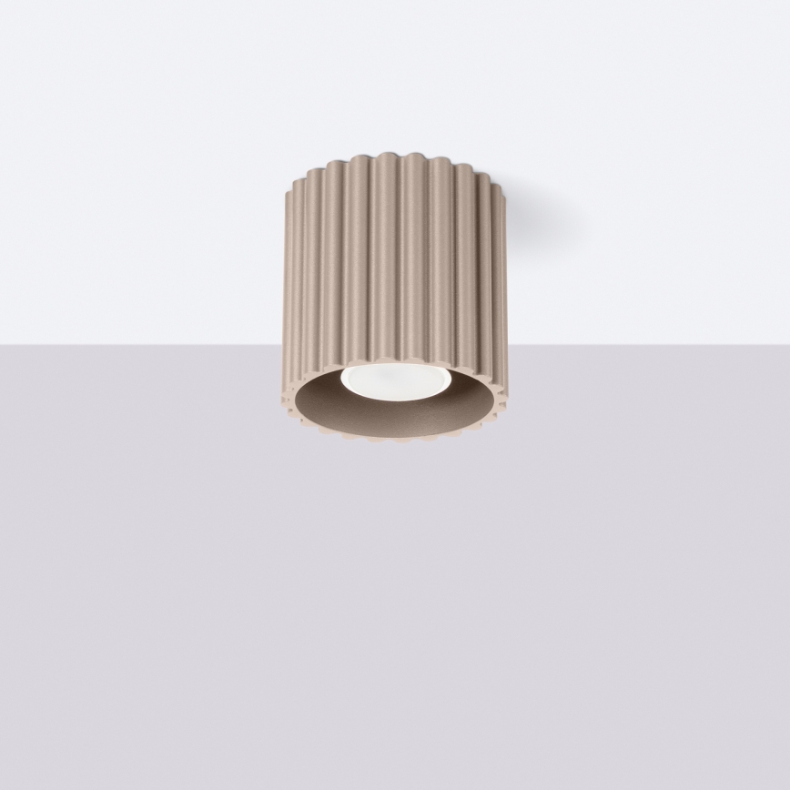 Brilagi - Spotarmatur SFERA 1xGU10/10W/230V Ø 10 cm taupe