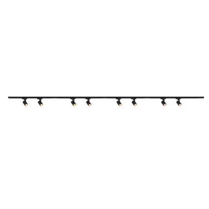 Brilagi - Spotarmatur til skinnesystem HUSKY 8xGU10/10W/230V sort