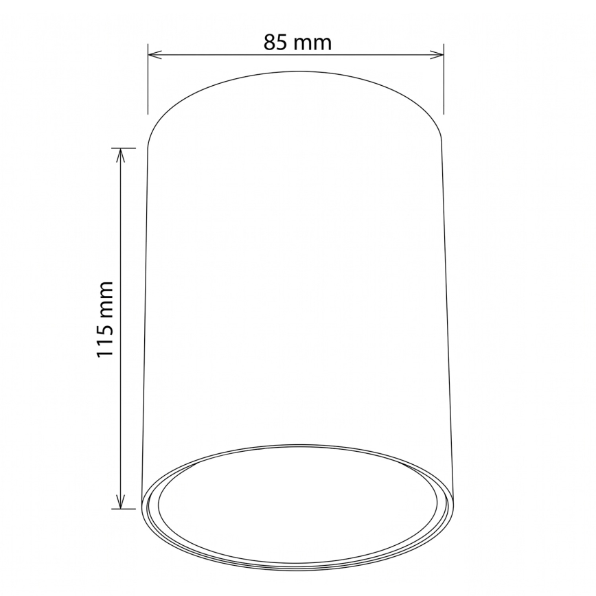 BRILAGI - Spotarmatur TRINE 1xGU10/30W/230V brun