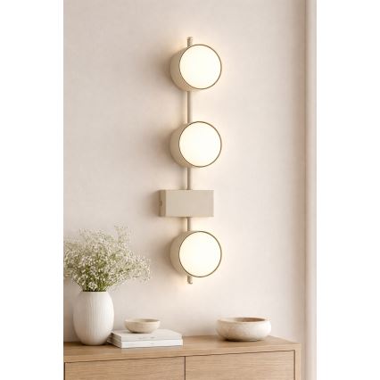 Brilagi - Spotlampe 3xGX53/12W/230V beige