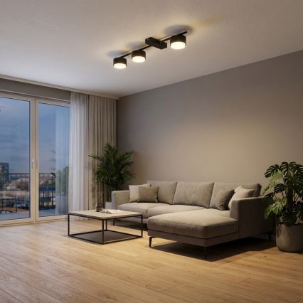 Brilagi - Spotlampe 3xGX53/12W/230V sort