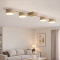 Brilagi - Spotlampe 4xGX53/12W/230V beige