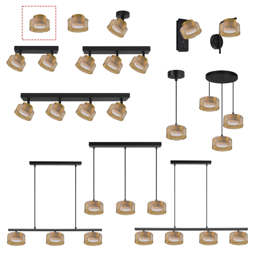Brilagi - Spotlampe AURA LUX 1xGX53/30W/230V Ø 13 cm guld