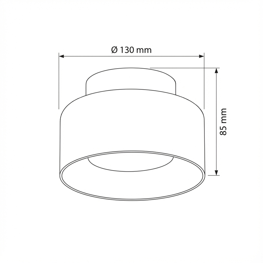 Brilagi - Spotlampe AURA LUX 1xGX53/30W/230V Ø 13 cm guld