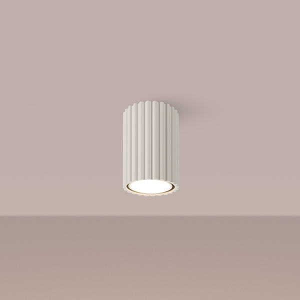 Brilagi - Spotlampe CRESTO 1xGU10/10W/230V 10 cm cremefarvet