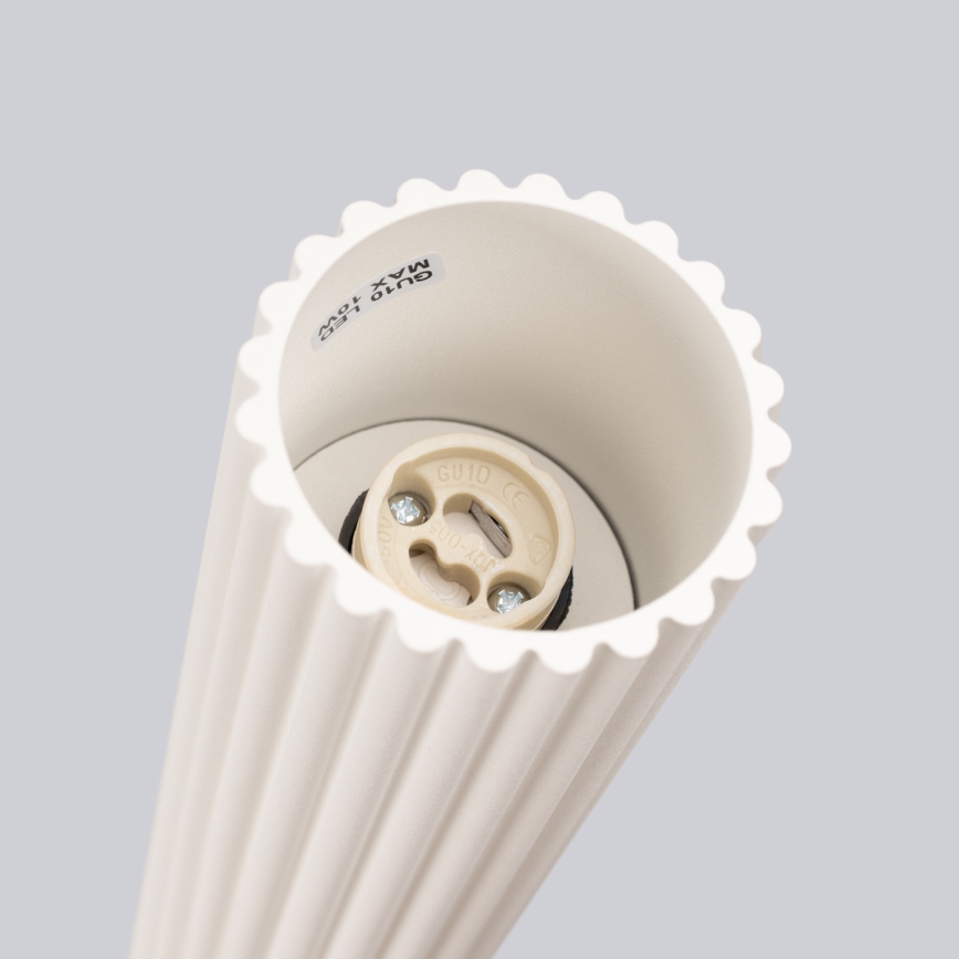 Brilagi - Spotlampe CRESTO 1xGU10/10W/230V 10 cm cremefarvet