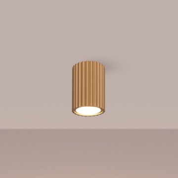 Brilagi - Spotlampe CRESTO 1xGU10/10W/230V 10 cm guldfarvet