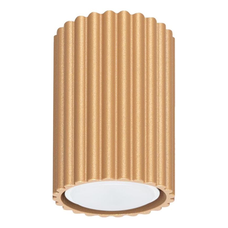 Brilagi - Spotlampe CRESTO 1xGU10/10W/230V 10 cm guldfarvet