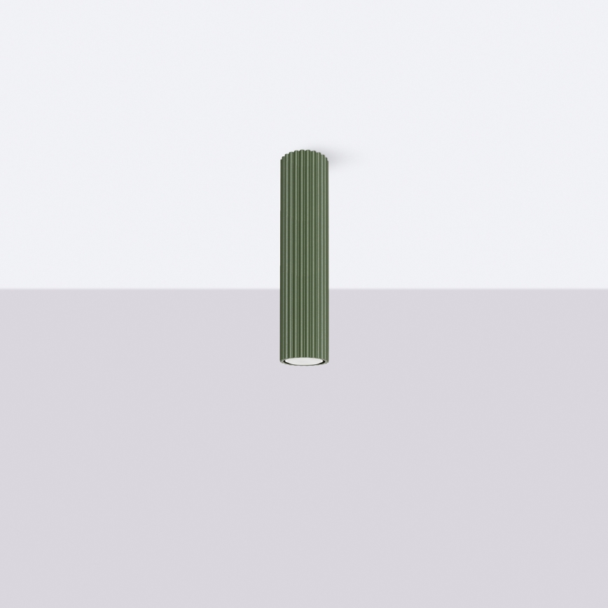 Brilagi - Spotlampe CRESTO 1xGU10/10W/230V 30 cm grøn