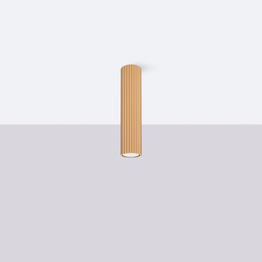 Brilagi - Spotlampe CRESTO 1xGU10/10W/230V 30 cm guldfarvet