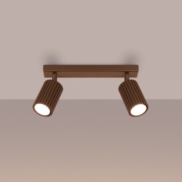 Brilagi - Spotlampe CRESTO 2xGU10/10W/230V brun