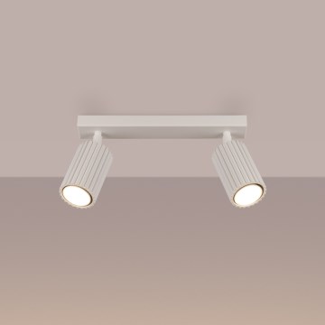 Brilagi - Spotlampe CRESTO 2xGU10/10W/230V cremefarvet