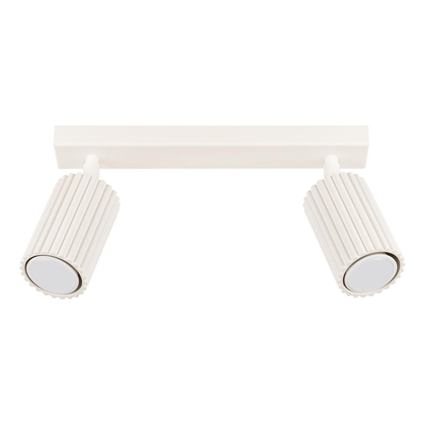 Brilagi - Spotlampe CRESTO 2xGU10/10W/230V cremefarvet