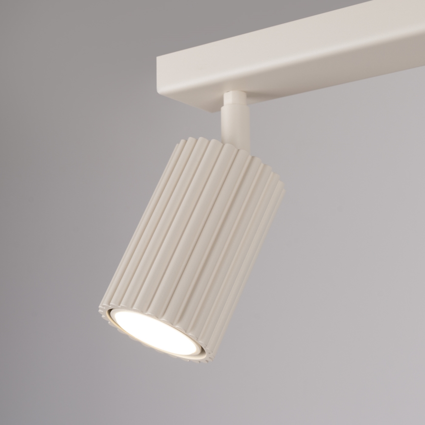 Brilagi - Spotlampe CRESTO 2xGU10/10W/230V cremefarvet